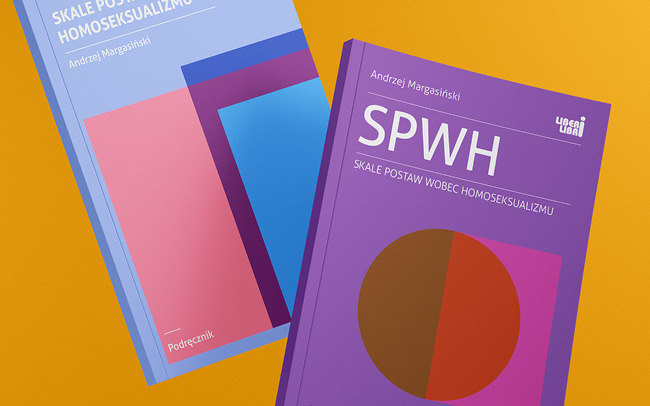 Seria okładek dla książki naukowej „SPWH. Skale postaw wobec homoseksualizmu”