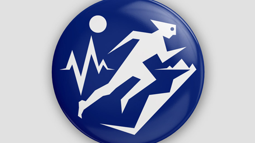 Projekt medalu dla Mistrzostw Polskich Lekarzy w biegach górskich